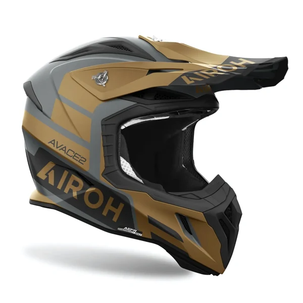 Airoh Aviator Ace 2 Sake Gold Matt Helmet - Image 4