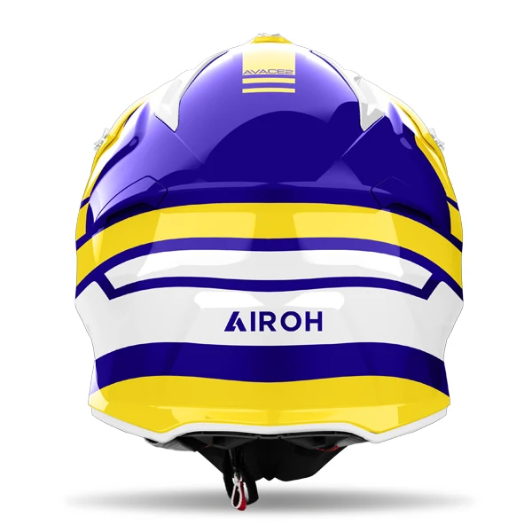 Airoh Aviator Ace 2 Sake Yellow Gloss Helmet - Image 3