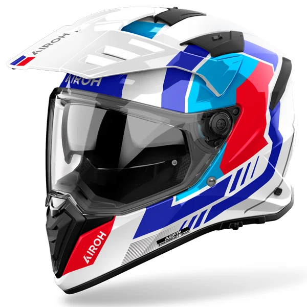 Airoh Bandit Horn White Gloss Adventure Helmet - Image 4