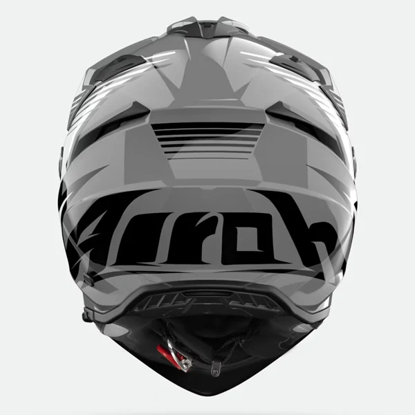 Airoh Bandit Spicy Grey Gloss Adventure Helmet - Image 3