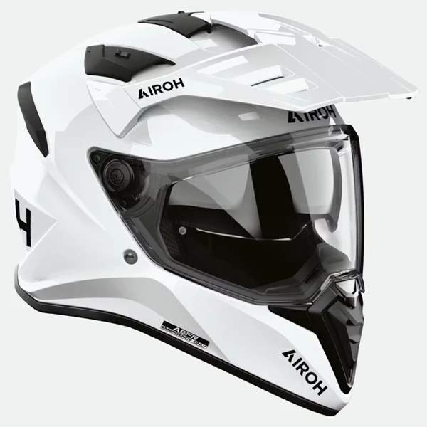 Airoh Bandit White Gloss Adventure Helmet - Image 3