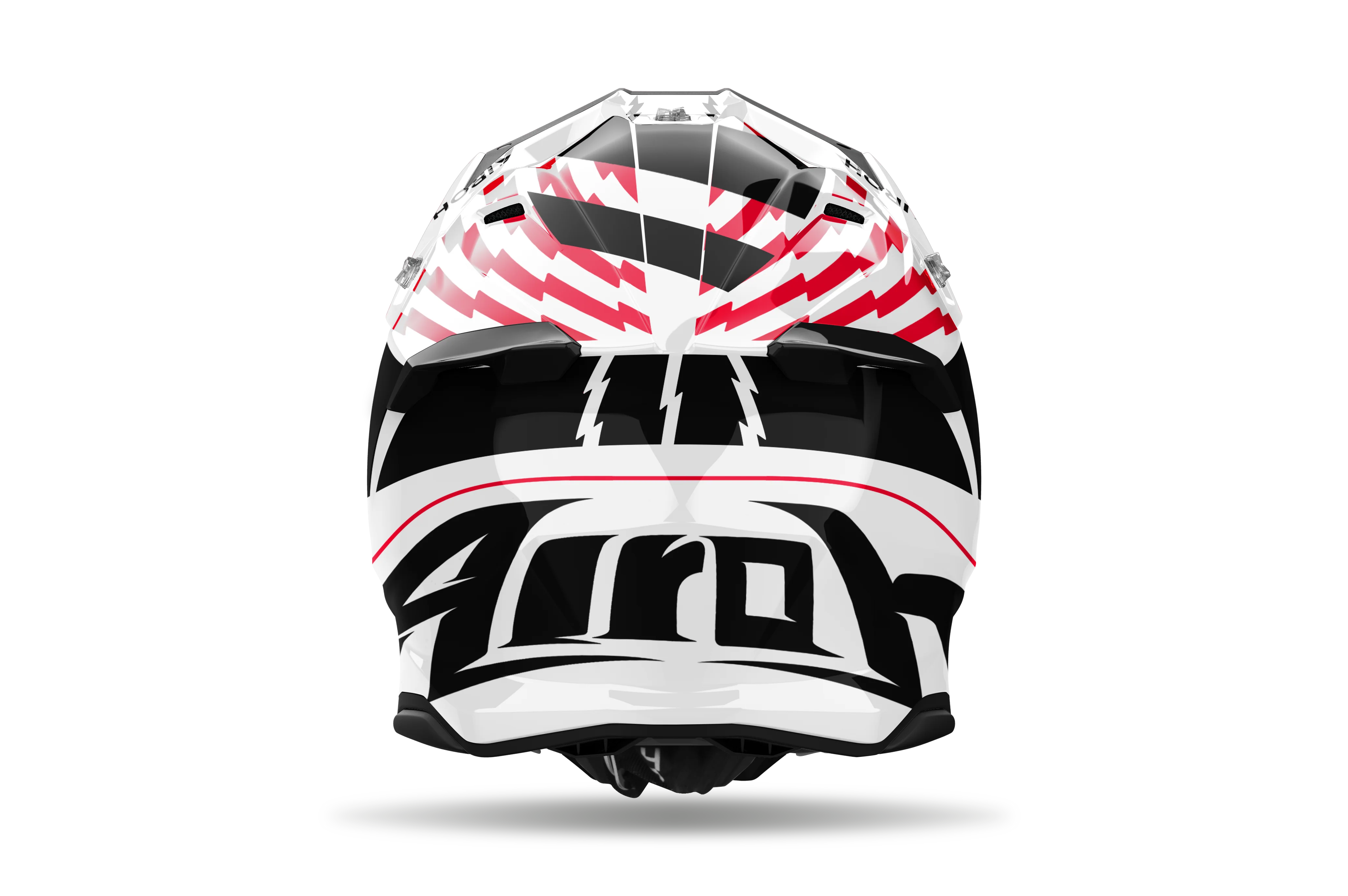Airoh Twist 3 Thunder Red White Gloss Motocross Helmet - Image 5