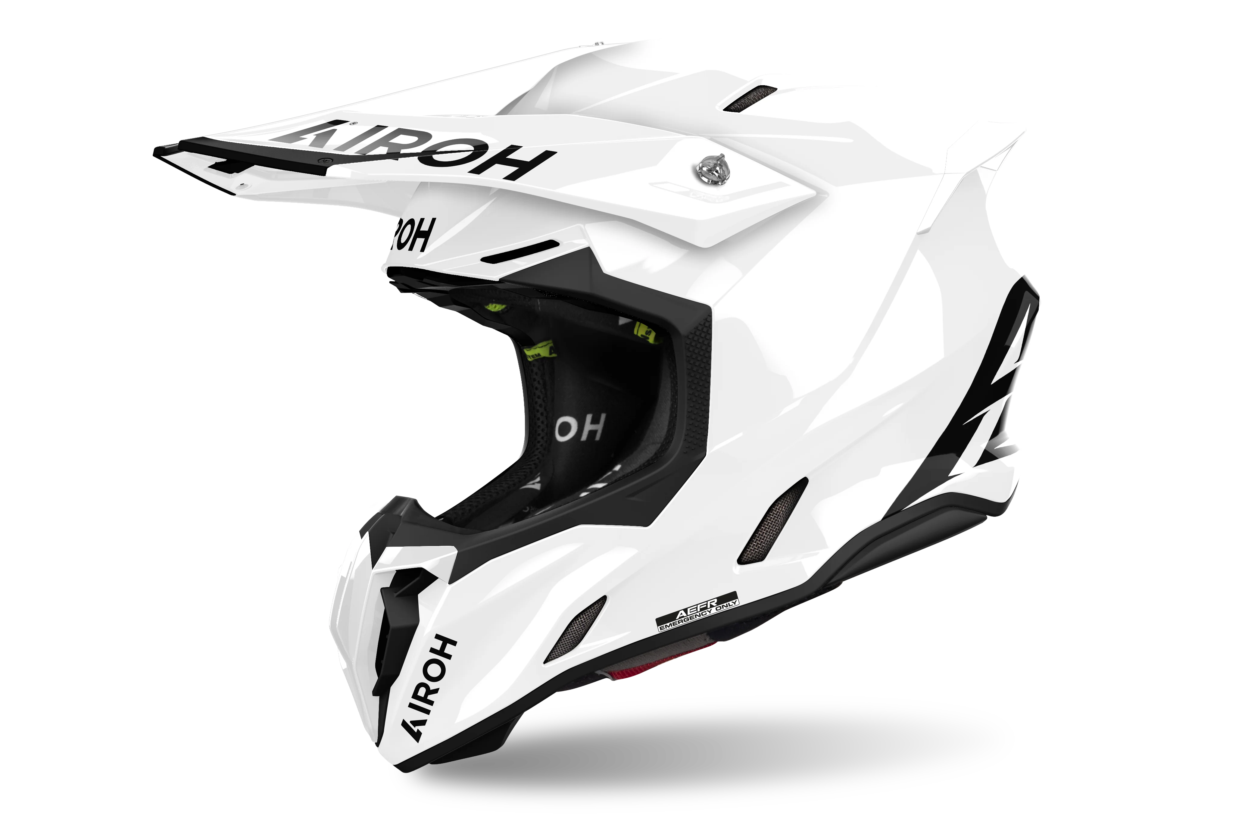 Airoh Twist 3 White Gloss Motocross Helmet - Image 4