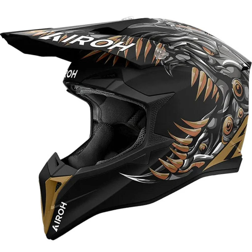 Airoh Wraaap Cyborg Matt MX Helmet