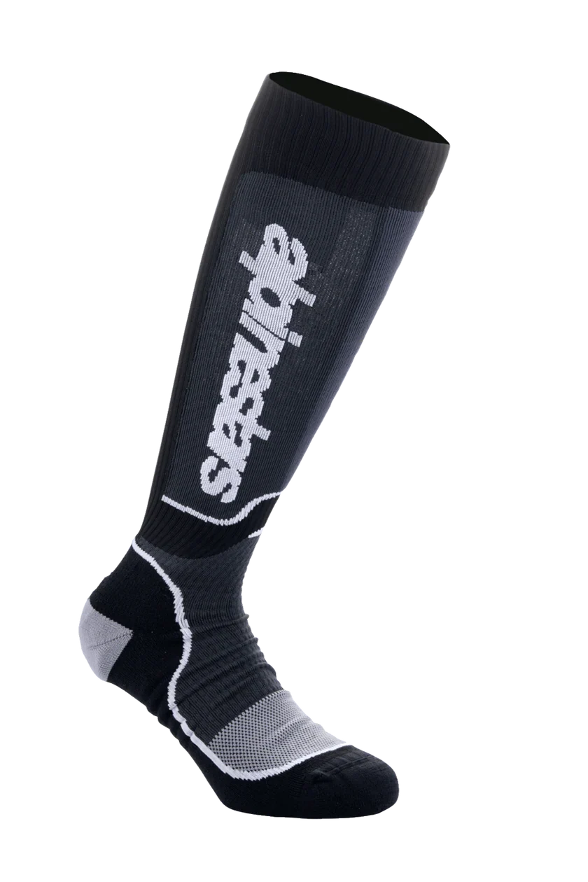 Alpinestars MX Plus Socks - Black White