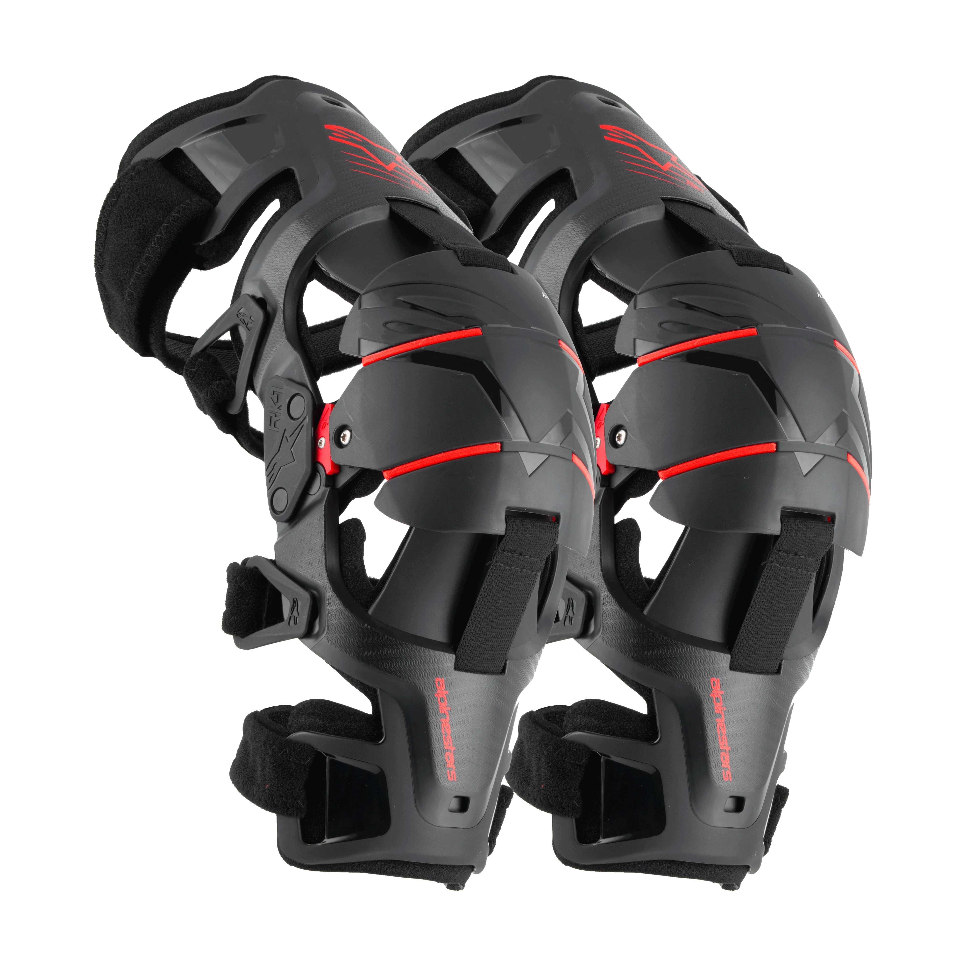 Alpinestars RK1 Plasma Knee Braces Black Red