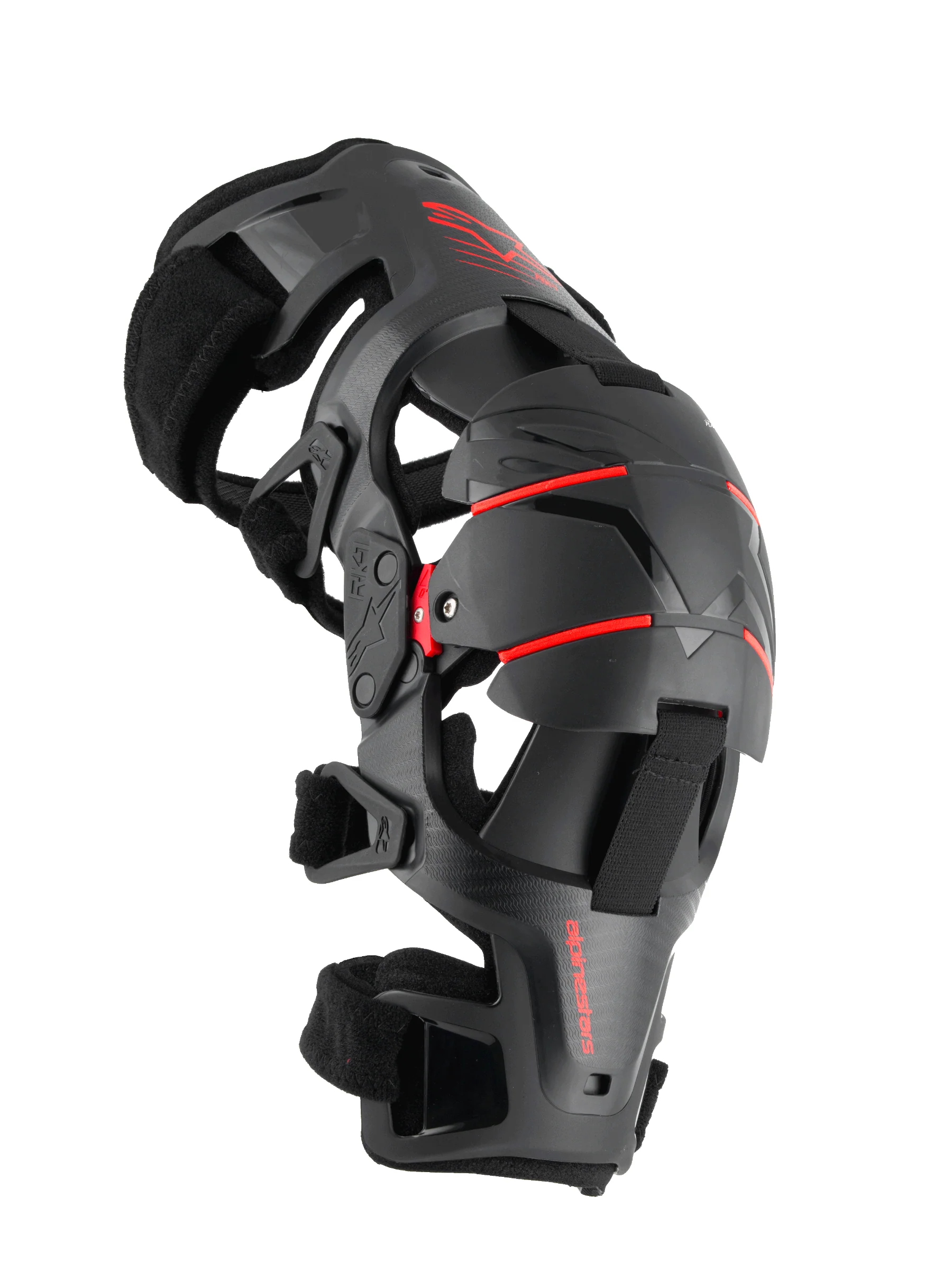 Alpinestars RK1 Plasma Knee Braces Black Red - Image 2