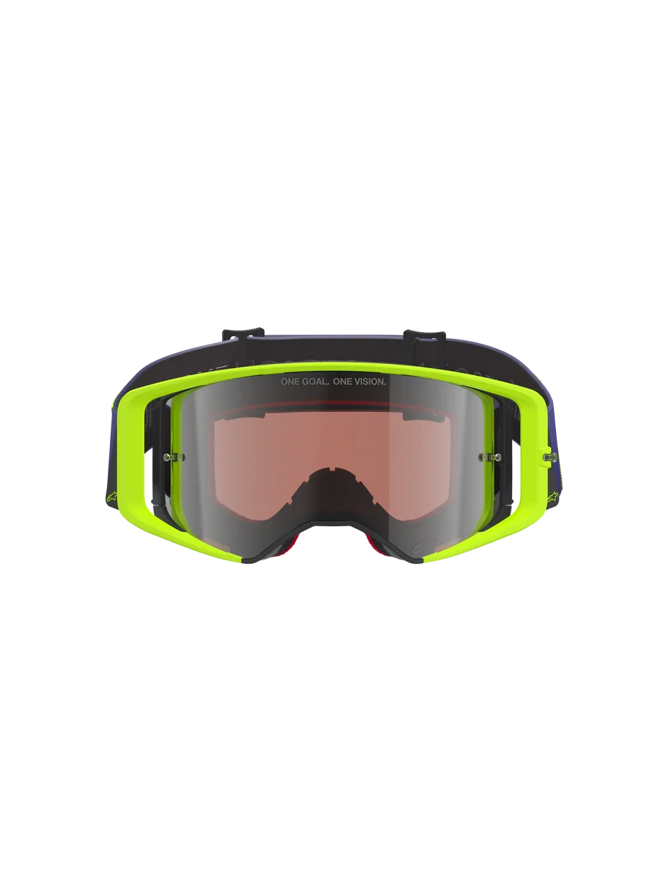 2026 Alpinestars Supertech Goggles Vision Corp  - Purple Yellow Fl Mirror Silver - Image 4