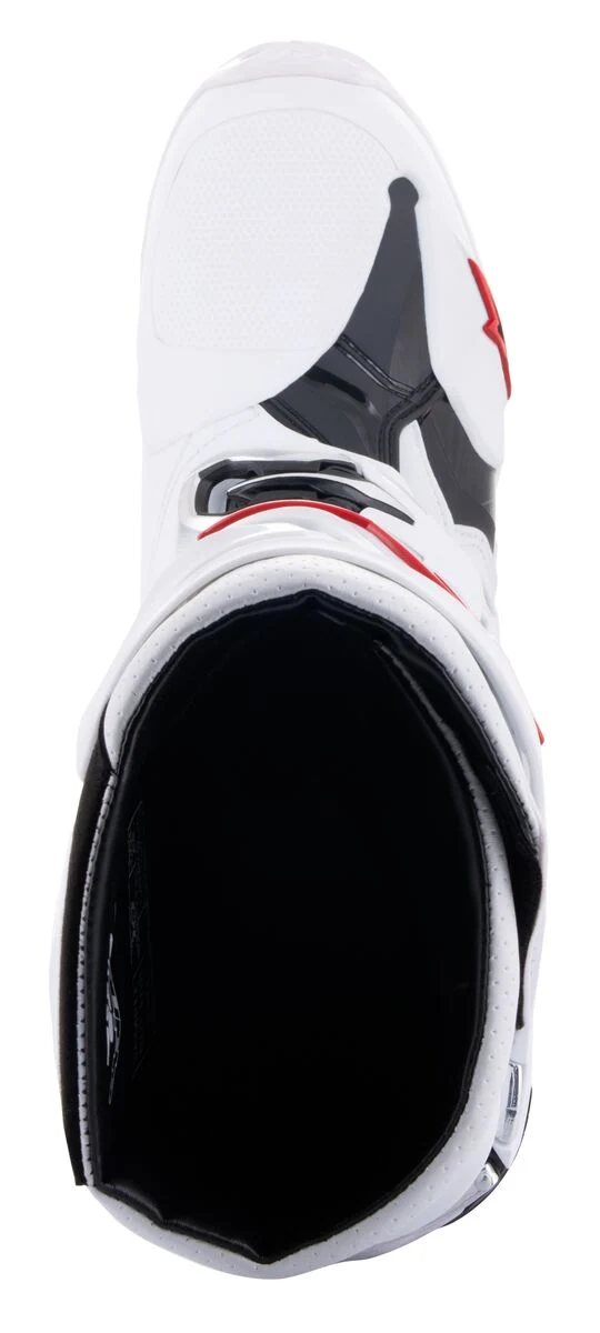 Alpinestars Tech 10 Supervented Motocross Boots White Bright Red - Image 6