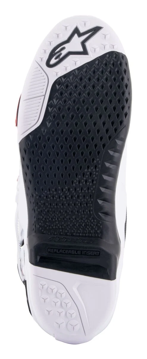 Alpinestars Tech 10 Supervented Motocross Boots White Bright Red - Image 7