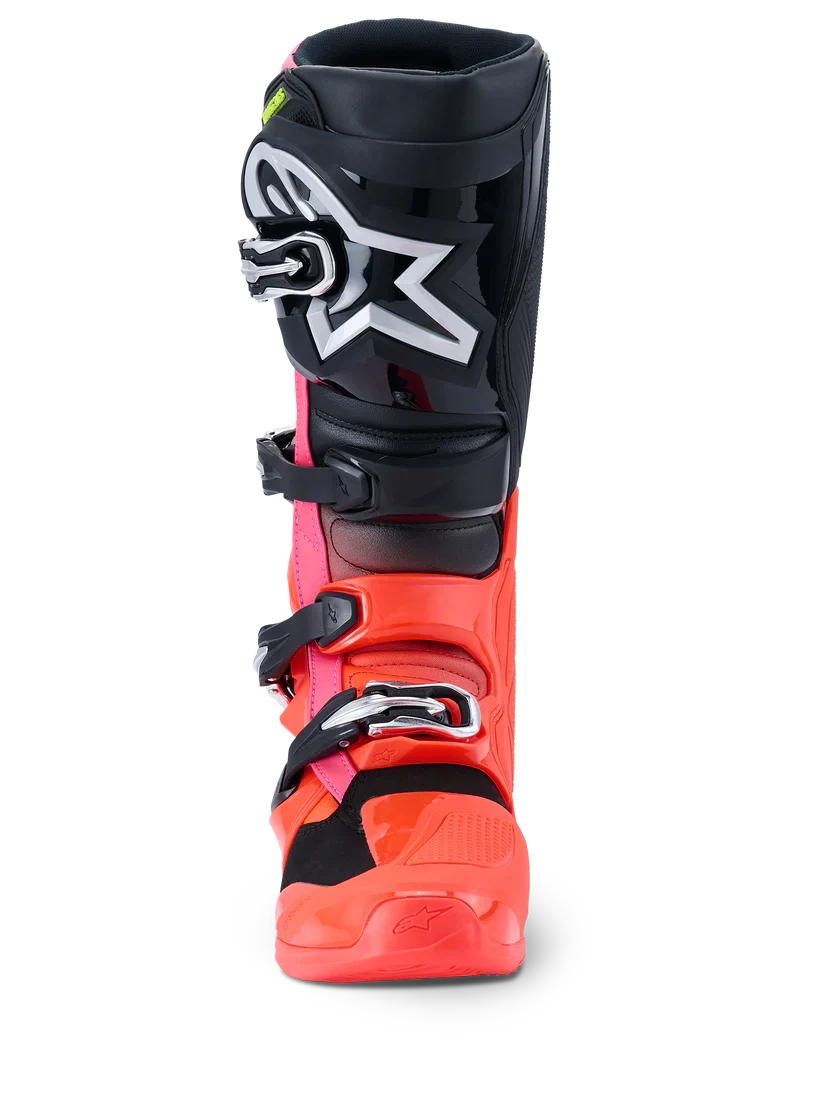 Alpinestars Tech 7 Motocross Boots Black Red Pink - Image 2