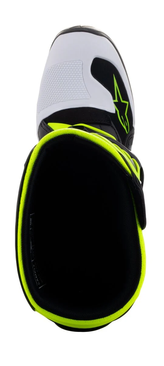 Alpinestars Tech 7S Youth Boots Black Enamel Blue Yellow Fluo - Image 6