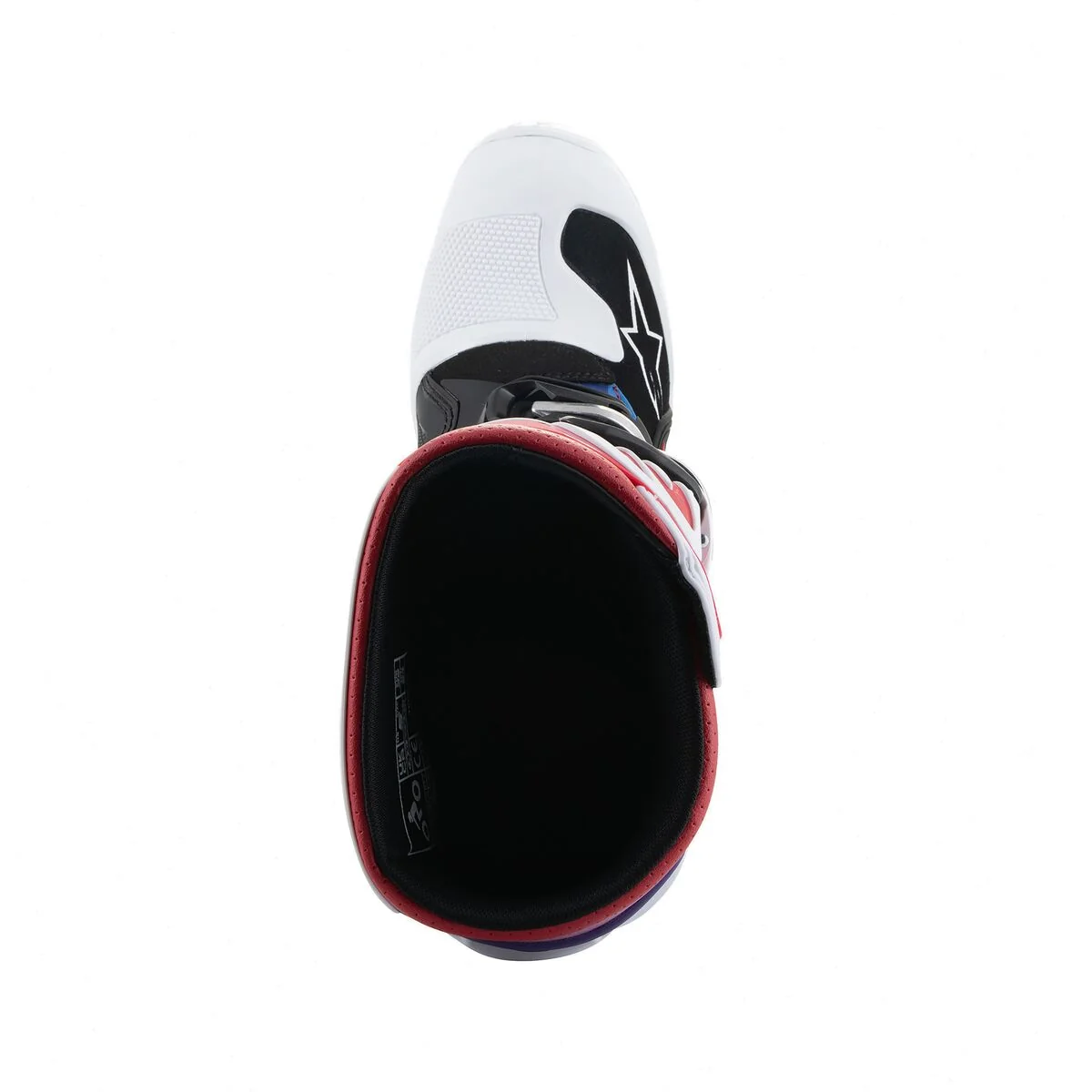Alpinestars Tech 7S Youth Boots White Black Rainbow - Image 6