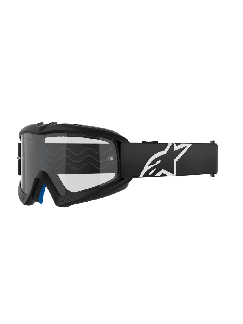 Alpinestars Vision Youth Corps Goggles Black - Clear Lens - Image 5