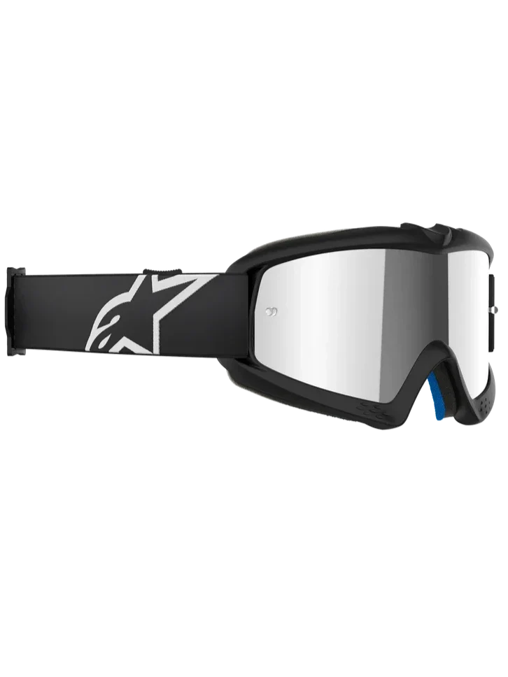 Alpinestars Vision Youth Corps Goggles Black - Silver Mirror Lens - Image 3
