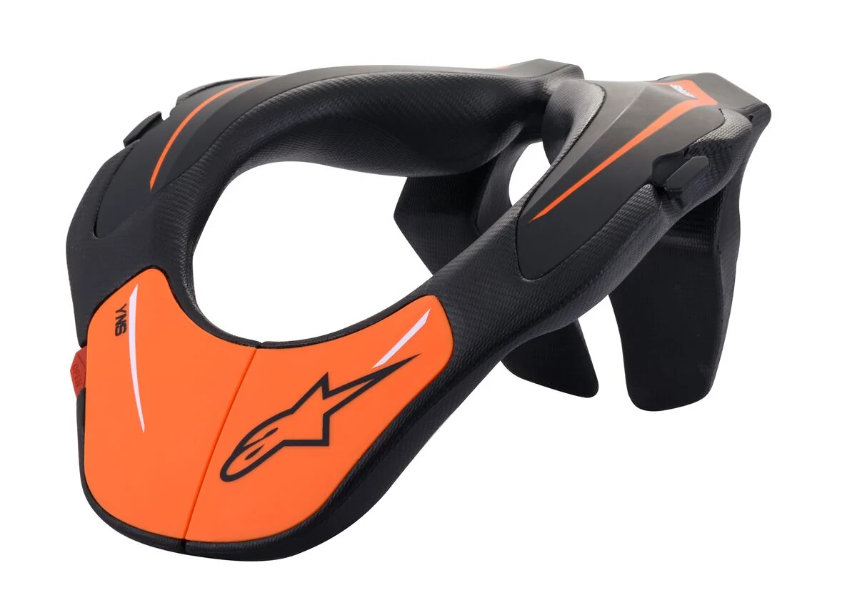 Alpinestars Youth Kids Orange Neck Support - Image 2