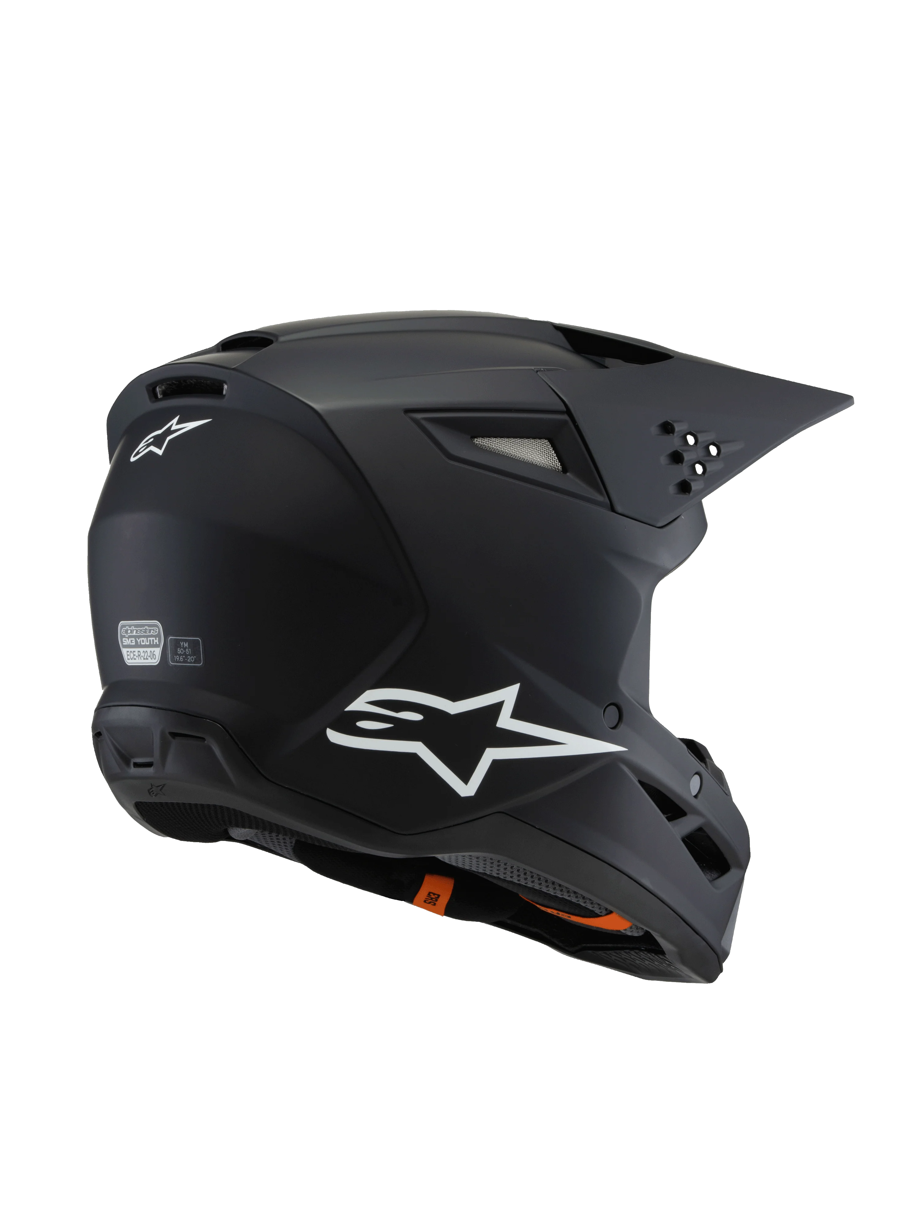 Alpinestars Youth Helmet SM3 Matte Black - Image 5