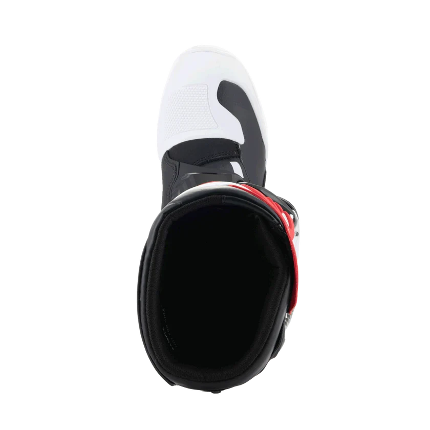 Alpinestars Youth Tech 3S Boots - White Black Bright Red - Image 6