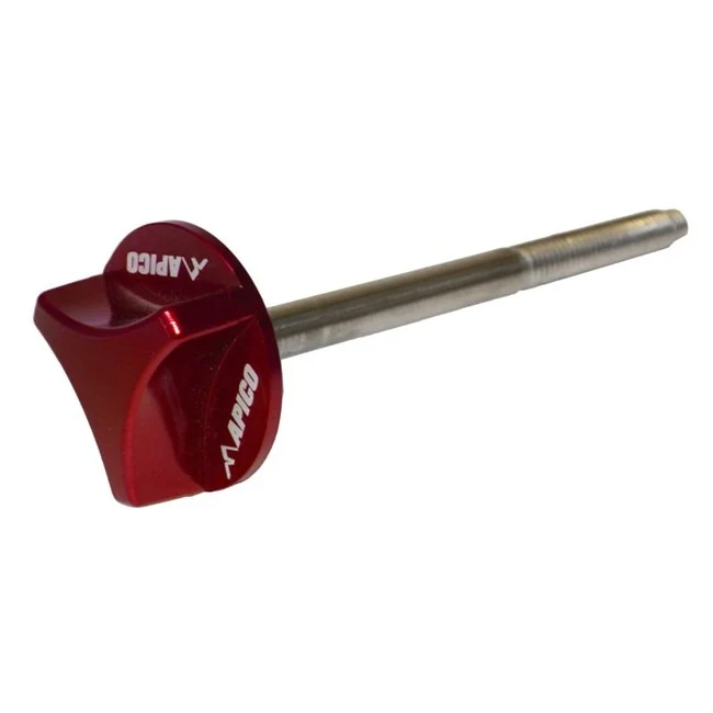 Apico Air Filter Bolt 80mm - Honda - Red