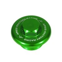 Apico Aluminium Oil Fill Plug - Kawasaki - Green