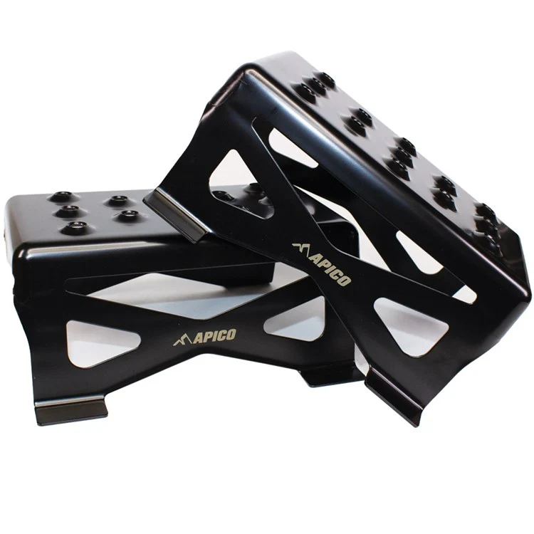 Apico Universal MX Start Blocks Steel Black