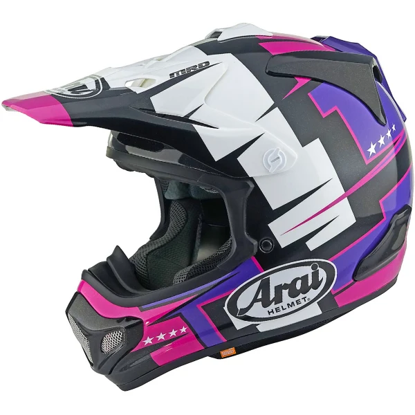 Arai Helmet MX-V Evo Battle Purple