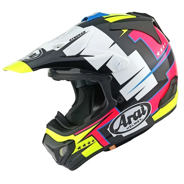 Arai Helmet MX-V Evo Battle Yellow - Image 2