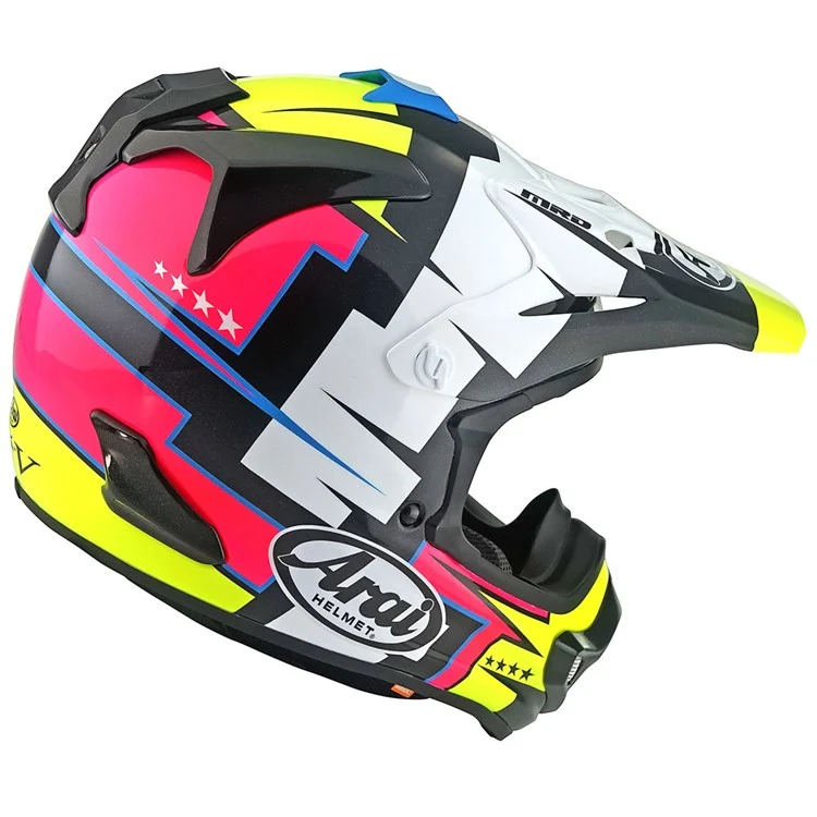 Arai Helmet MX-V Evo Battle Yellow - Image 3