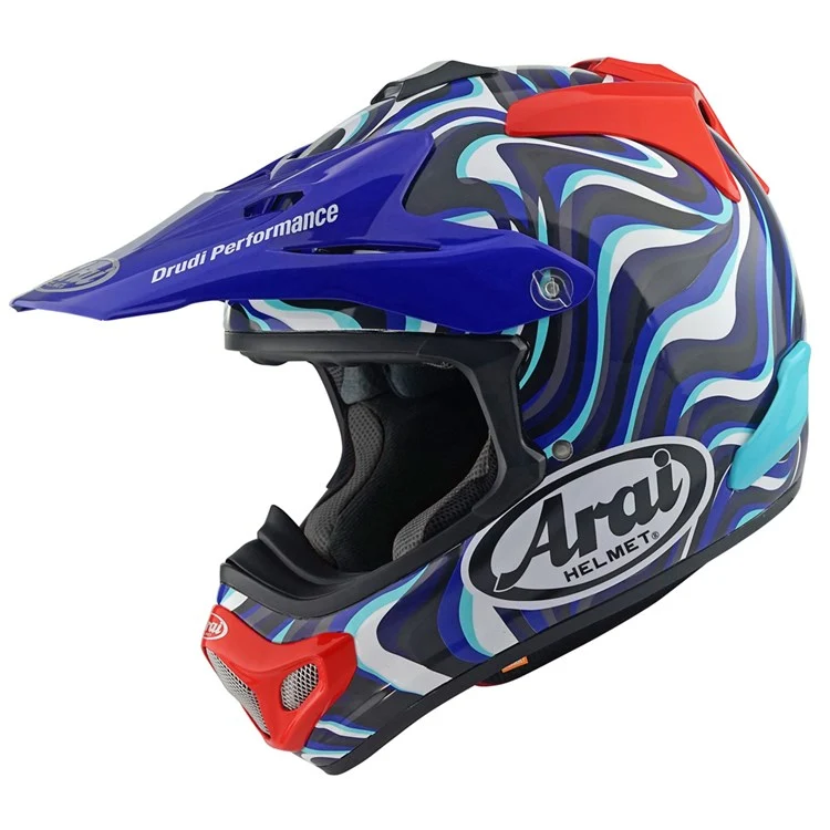 Arai Helmet MX-V Evo Stream Blue - Image 2