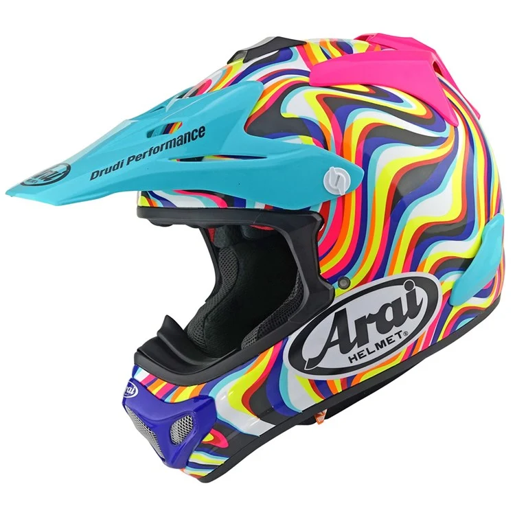Arai Helmet MX-V Evo Stream Pink - Image 2