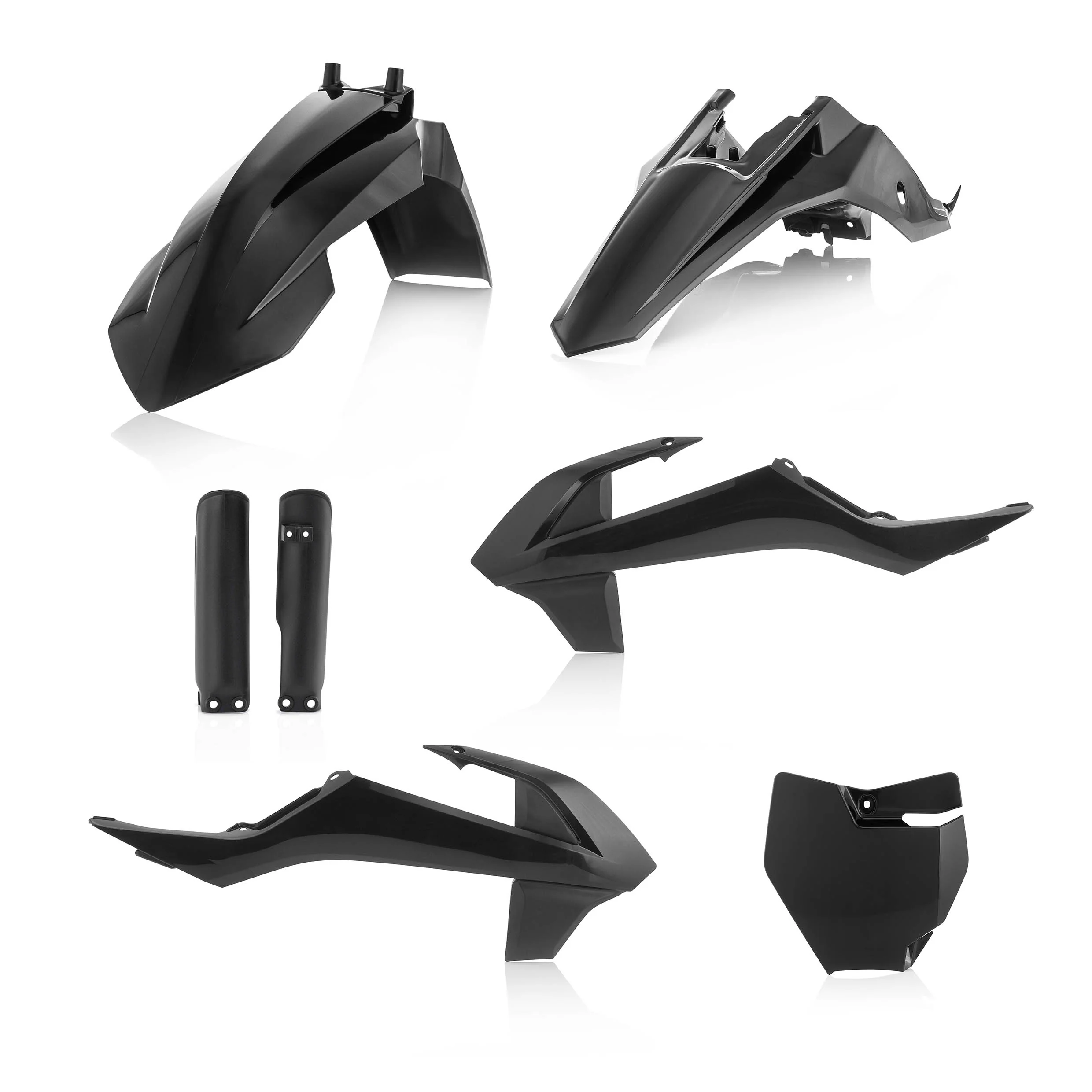 Acerbis Gas Gas Plastic Kit MC MCF - Black - Image 3