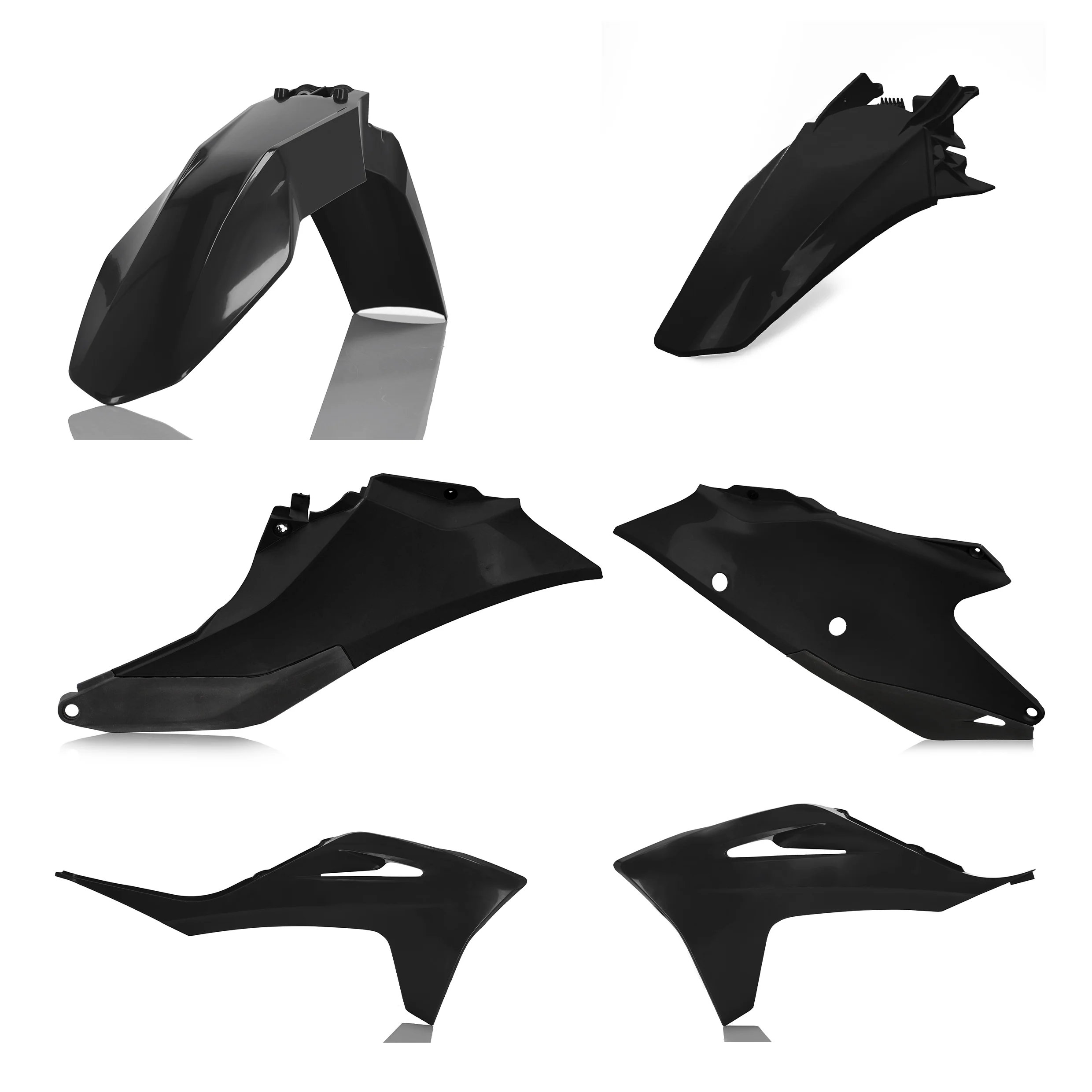 Acerbis Gas Gas Plastic Kit MC MCF - Black - Image 6