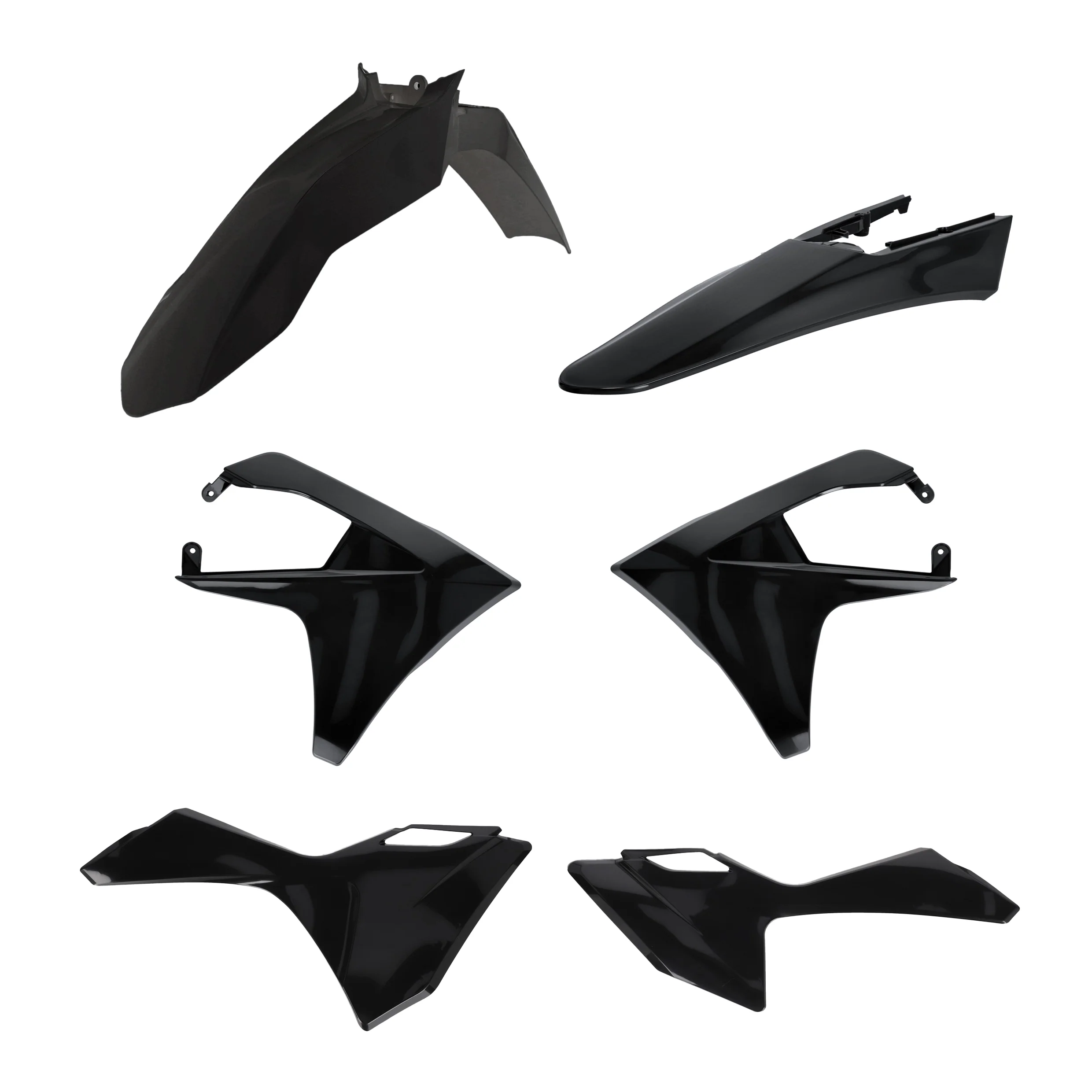 Acerbis Gas Gas Plastic Kit MC MCF - Black - Image 7