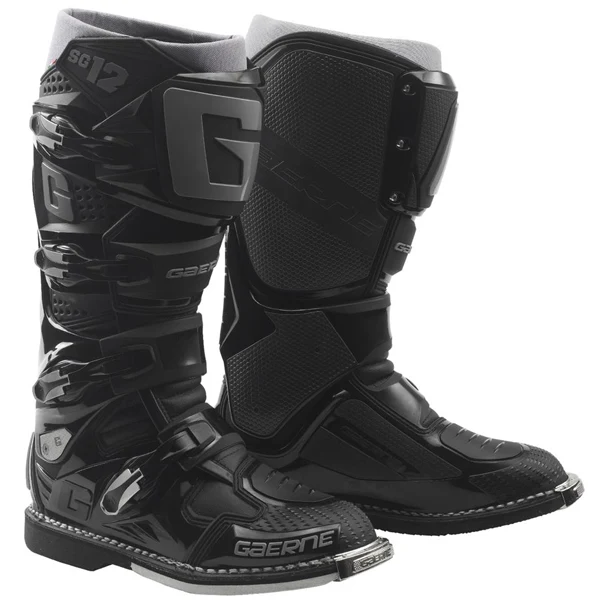 Gaerne SG12 Black Grey Enduro Anti Slip Boots - Image 2