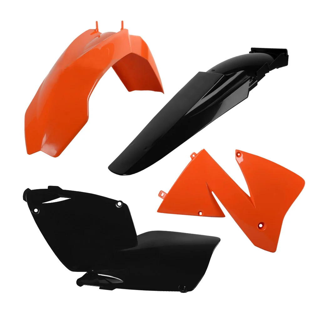 Polisport KTM Plastic Kit Orange Black - Image 3
