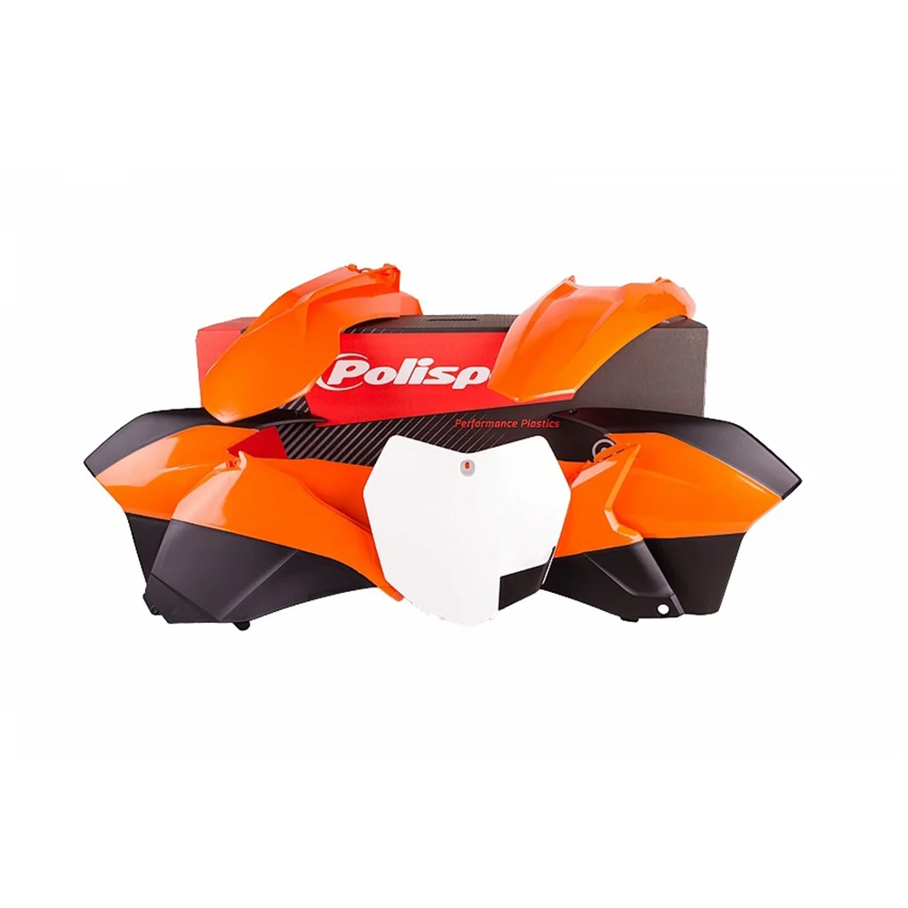 Polisport KTM Plastic Kit Orange Black - Image 4