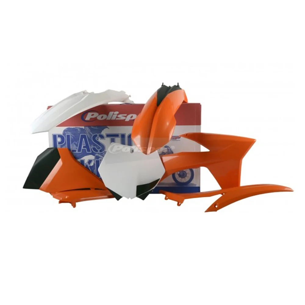Polisport KTM Plastic Kit Orange Black - Image 6