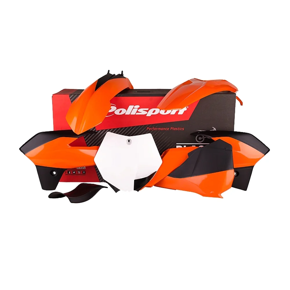 Polisport KTM Plastic Kit Orange Black - Image 8