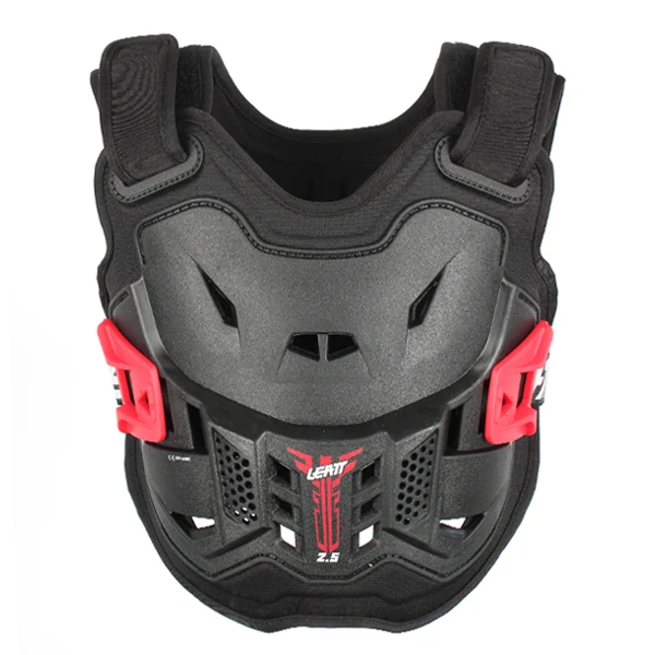 Leatt 2.5 Kids Mini Chest Protector in Black Red