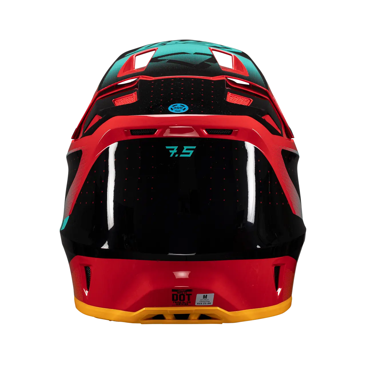 2025 Leatt 7.5 V25 Red Helmet with 4.5 Goggle - Image 7