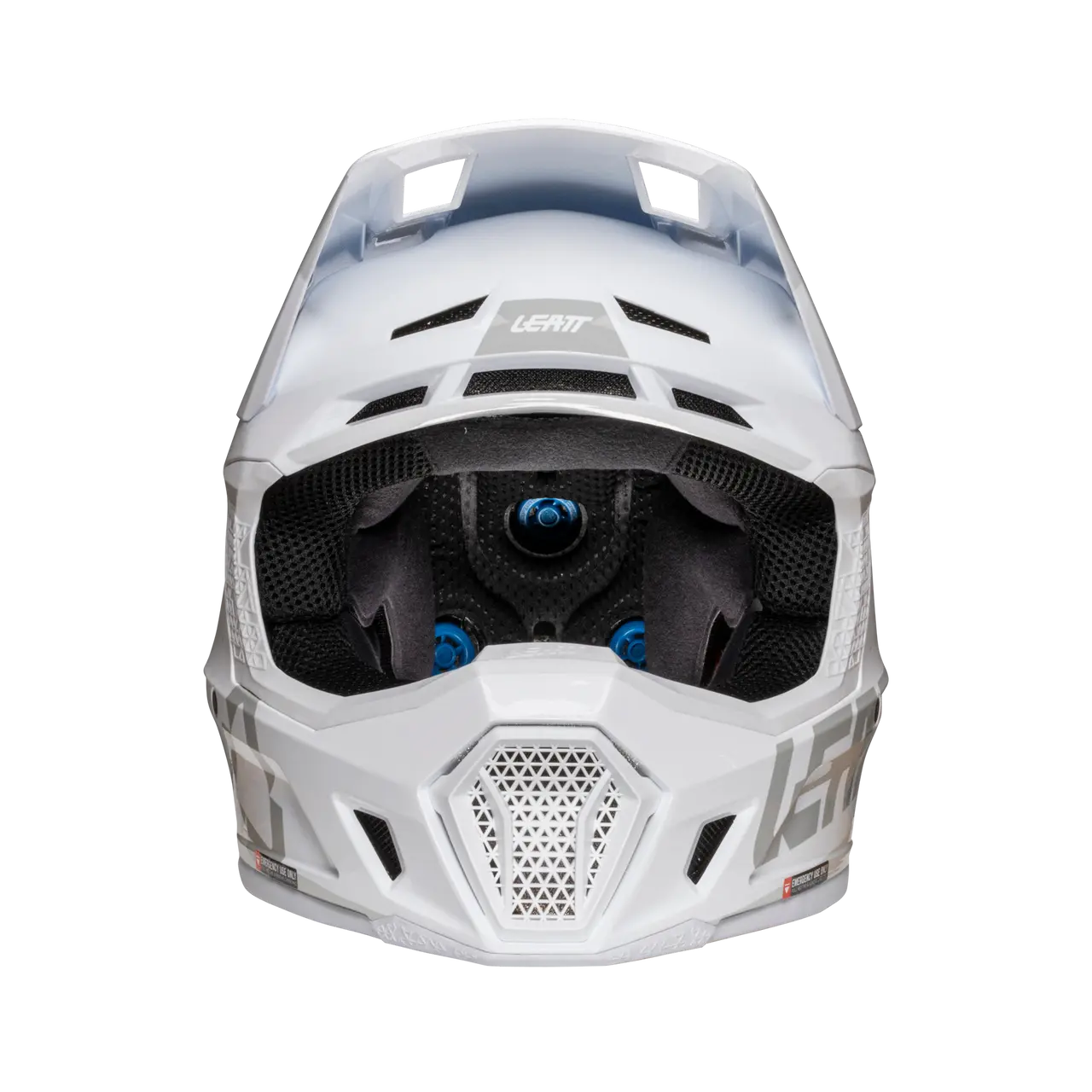 2025 Leatt 7.5 V25 White Helmet with 4.5 Goggle - Image 6