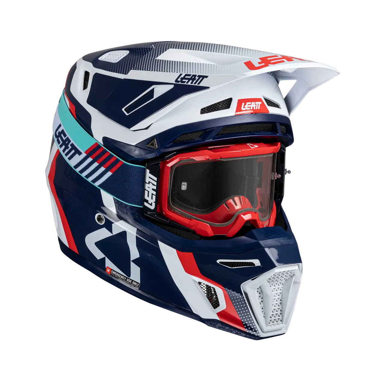 2025 Leatt 8.5 V25 Royal Helmet with 5.5 Goggle - Image 2