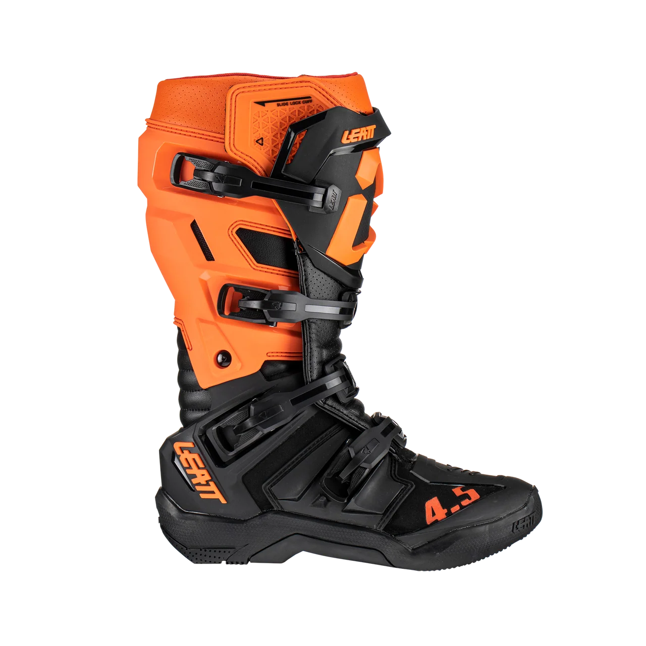 Leatt Moto 4.5 Black Orange Motocross Boots - Image 4