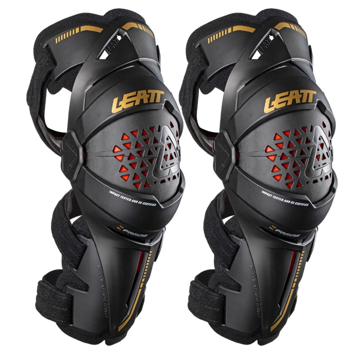 Leatt Z Frame Black Gold Adult Knee Braces