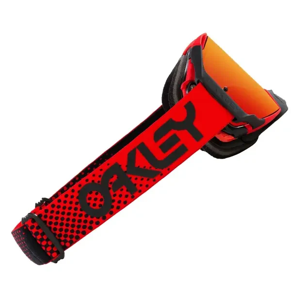 Oakley Airbrake Goggles Moto Red Prizm MX Torch Lens - Image 3
