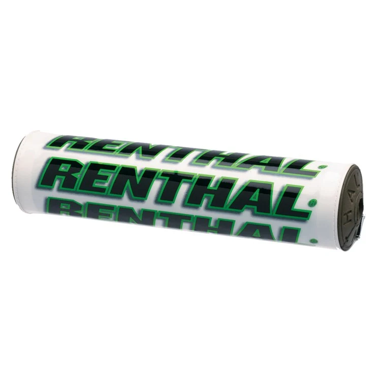 Renthal Bar Pad Mini SX (205MM-8.5in) White Green Black (Grey Foam)