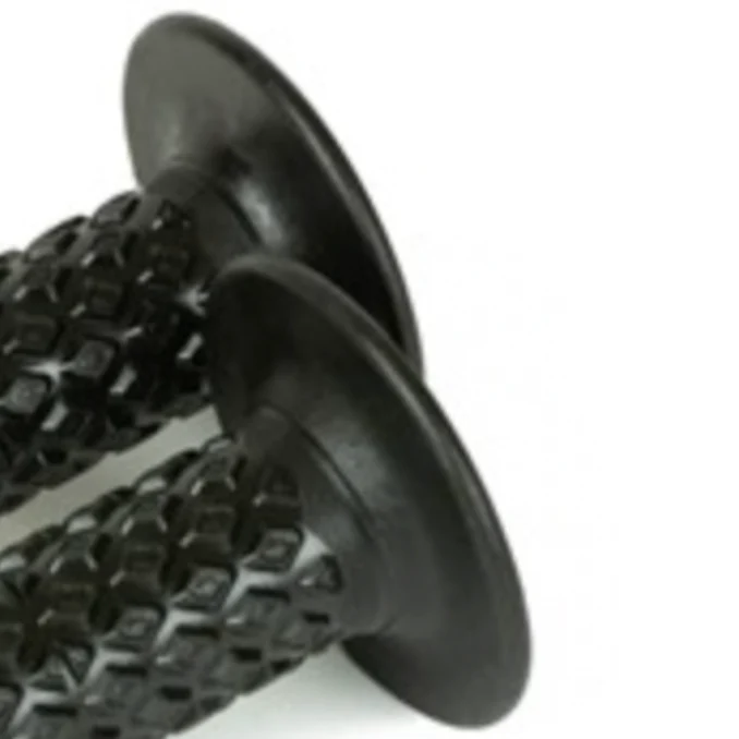 Renthal Dual Compound Ergodiamond Enduro Motocross grips - Black - Image 2