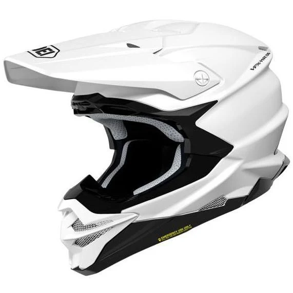 Shoei VFX-WR 06 Helmet Plain White - Image 2