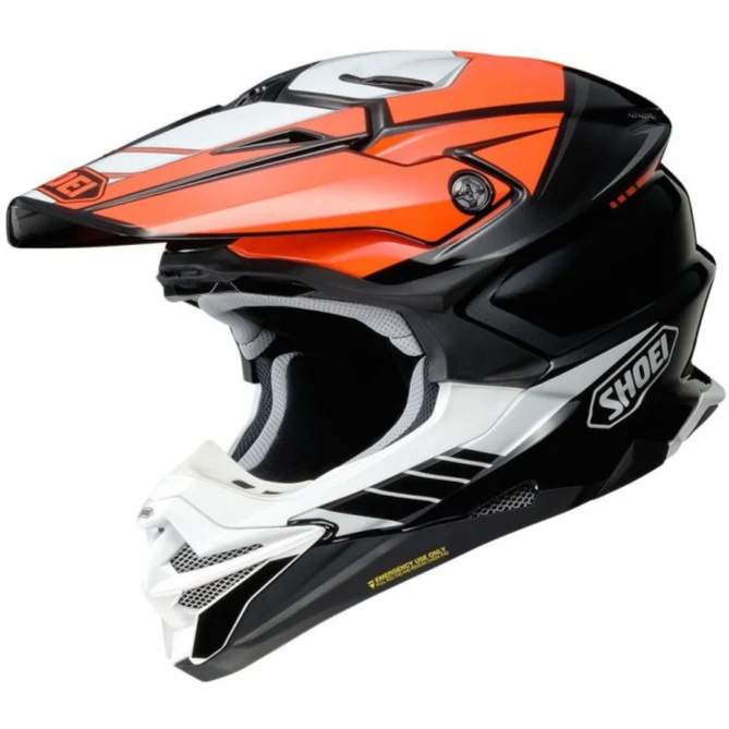 Shoei VFX-WR 06 Jammer Helmet TC-8 Black Orange - Image 2