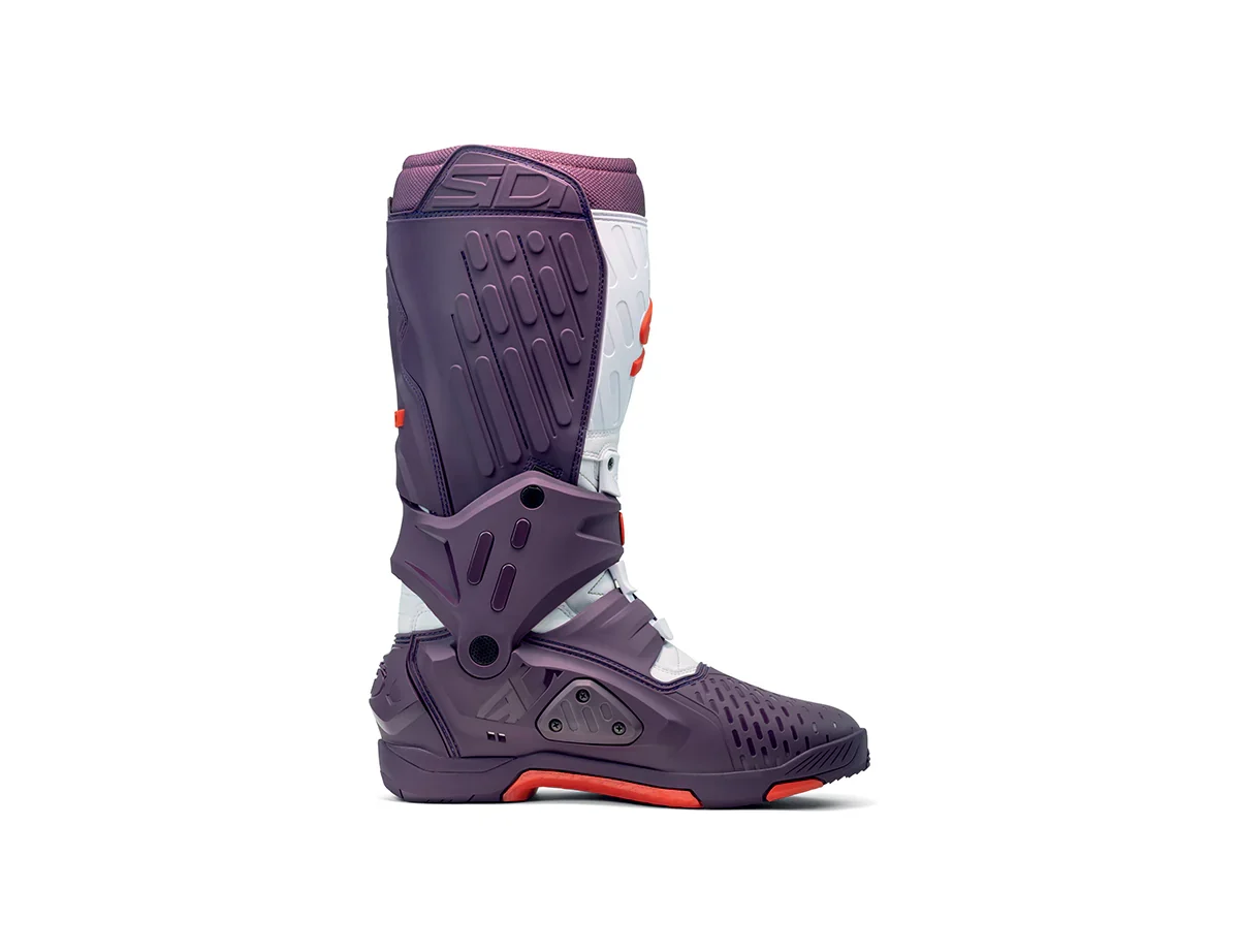 Sidi CrossAir White Wine Motocross Boots - Image 5